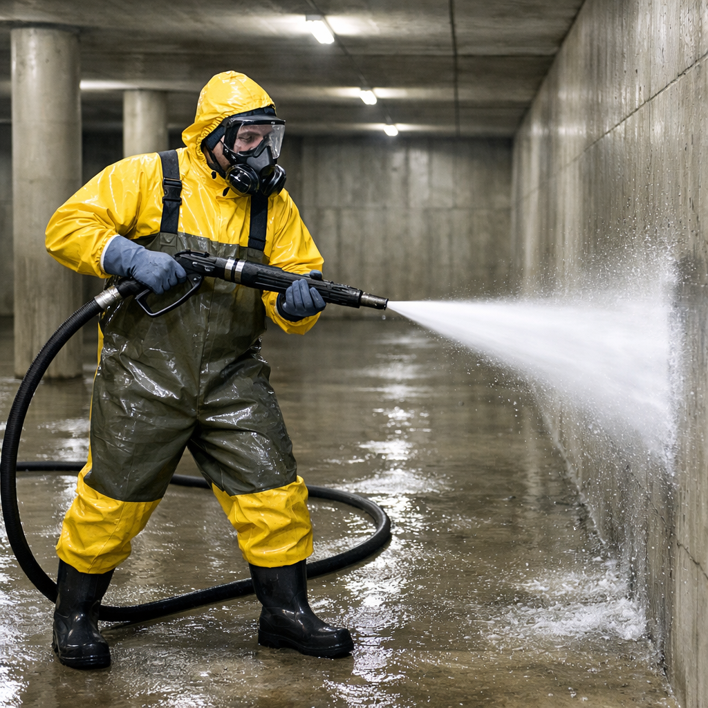 Limpeza de reservatórios de água em Bauru